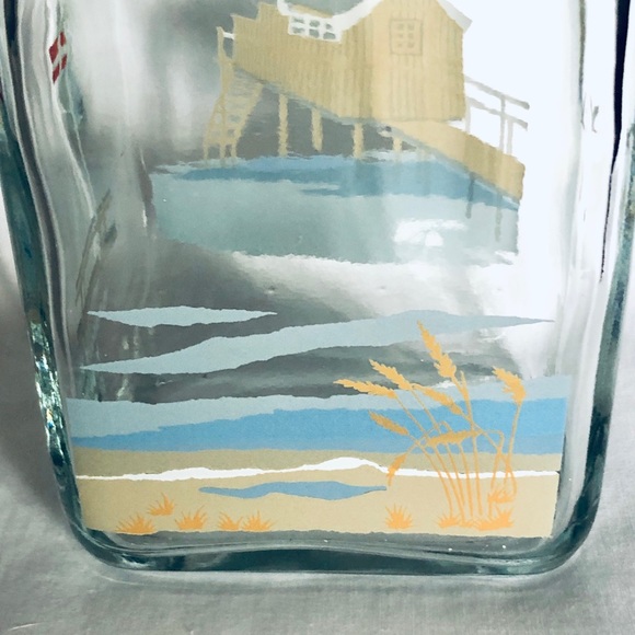 Vintage Holmegaard Danish Glass Bottle Decanter Michael Bang Danmark Beach House - Picture 5 of 7